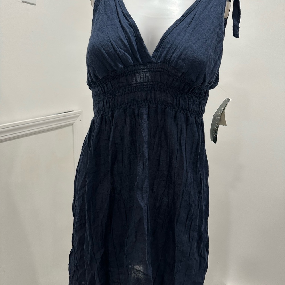 Ralph Lauren Dark Blue Cotton Dress
